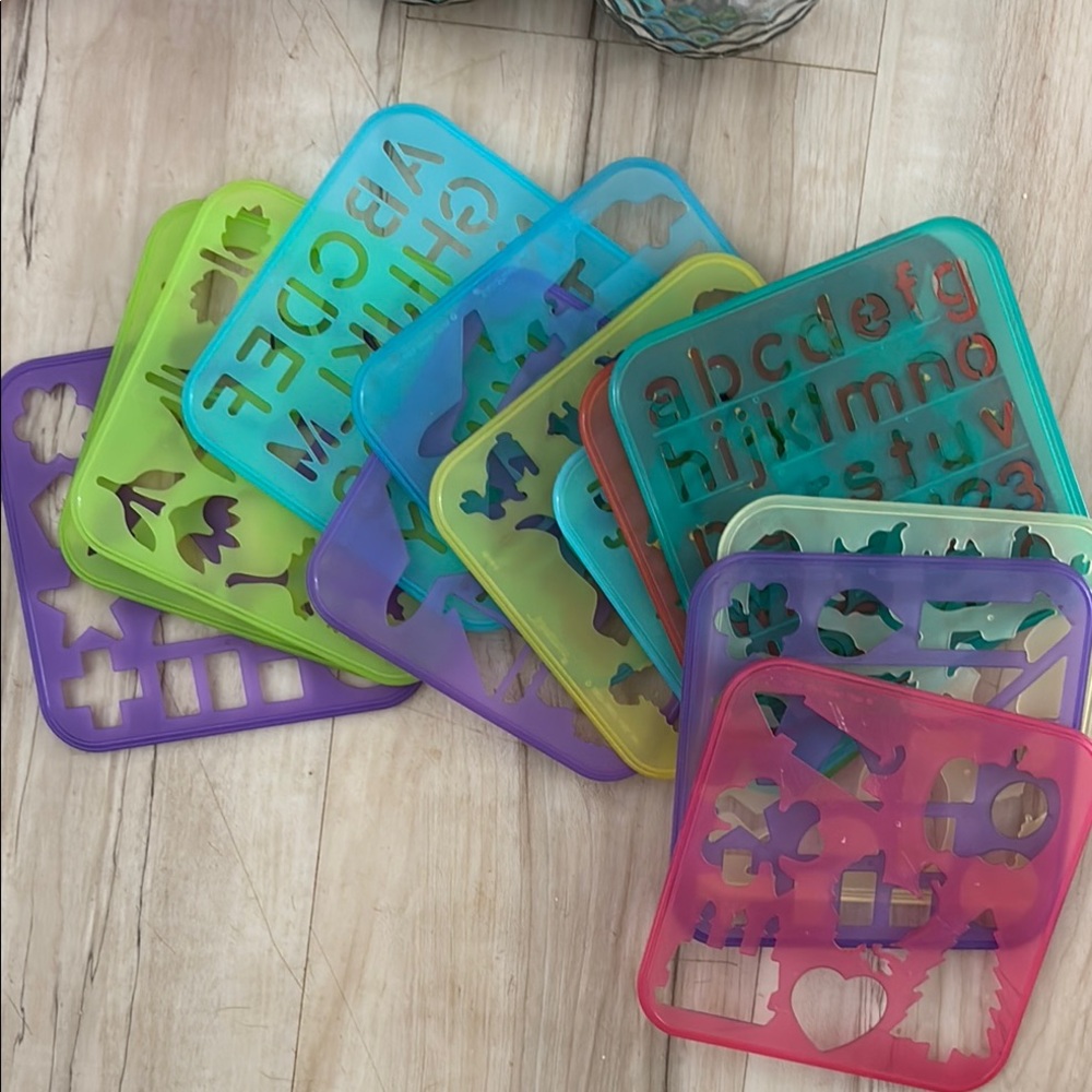 Tupperware Multicolor Stencil Set for Parties